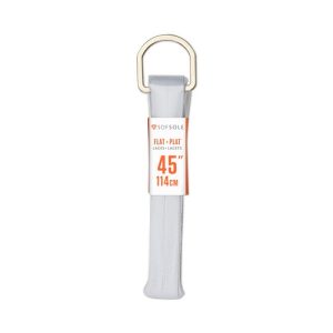 Sofsole Athletic Flat Laces 45” White