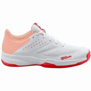 Wilson Kratos Stroke 2.0 White/Peach Women Court Shoe